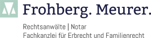 Logo FROHBERG. MEURER Rechtsanwälte Partnerschaftsgesellschaft mbB